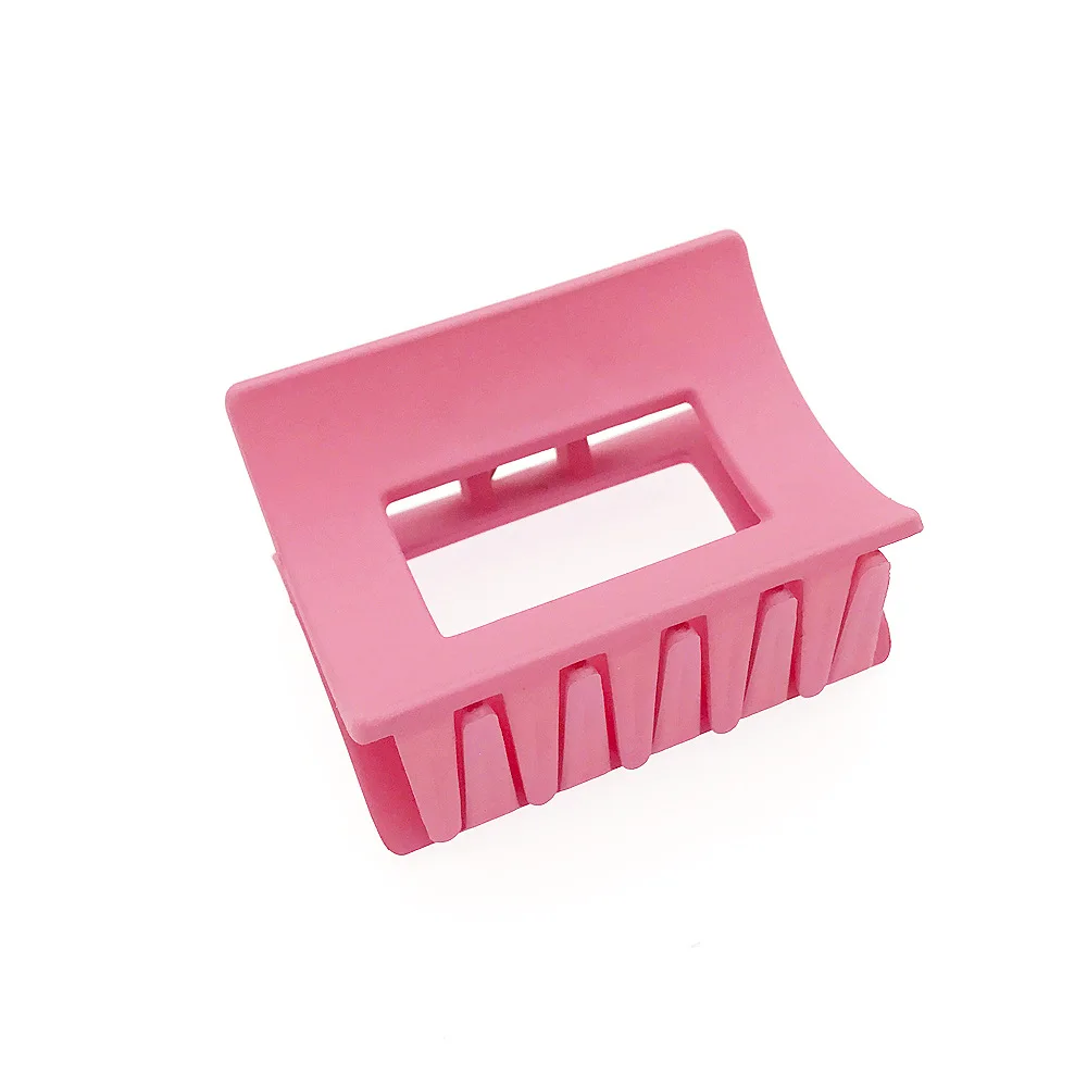 

Frosted Matte Morandi Hollow Out Acrylic Hair Claw Hairpin Simple Bath Hair Clips Candy Sweet Girls Hair Crab Hair Accessories