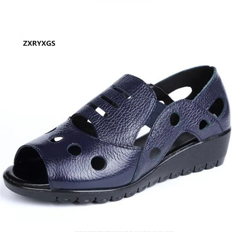 Мягкая и удобная Нескользящая женская обувь летние сандалии новинка 2020