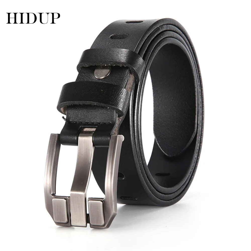 Ремень HIDUP из натуральной кожи Женский в стиле ретро с простой металлической