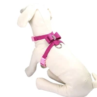 pet dog supplies leash rhinestone bow knot pet chest strap buckle adjustable traction rope durable for pet dog cat