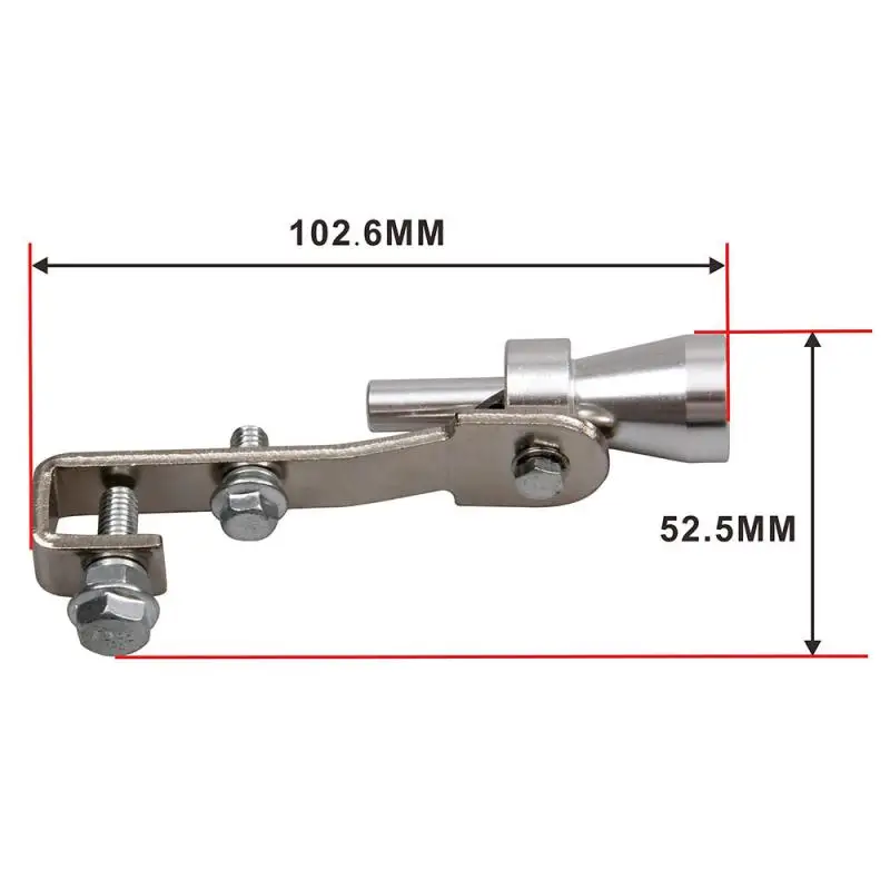 S Размер 18 мм выхлопной наконечник мотоцикла автомобиля поддельные турбо свисток