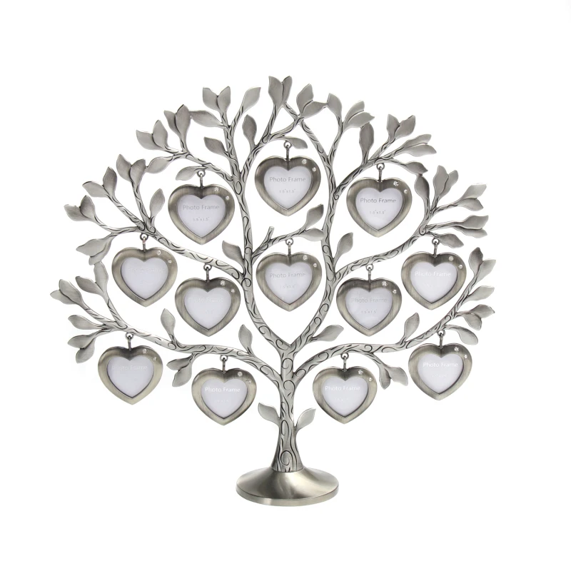 

LASODY Rhinestone Family Tree Picture Frame Tree 12 Small Photo Frames 202 Father's Day Gift Creative Home Decoration Decoratio