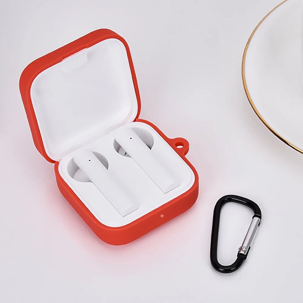 

Air2 Se Funda Earphone Cases For Xiaomi Air2 Se Wireless Headphones Case For Xiaomi Air 2 Se Liquid Silicone Protective Cover