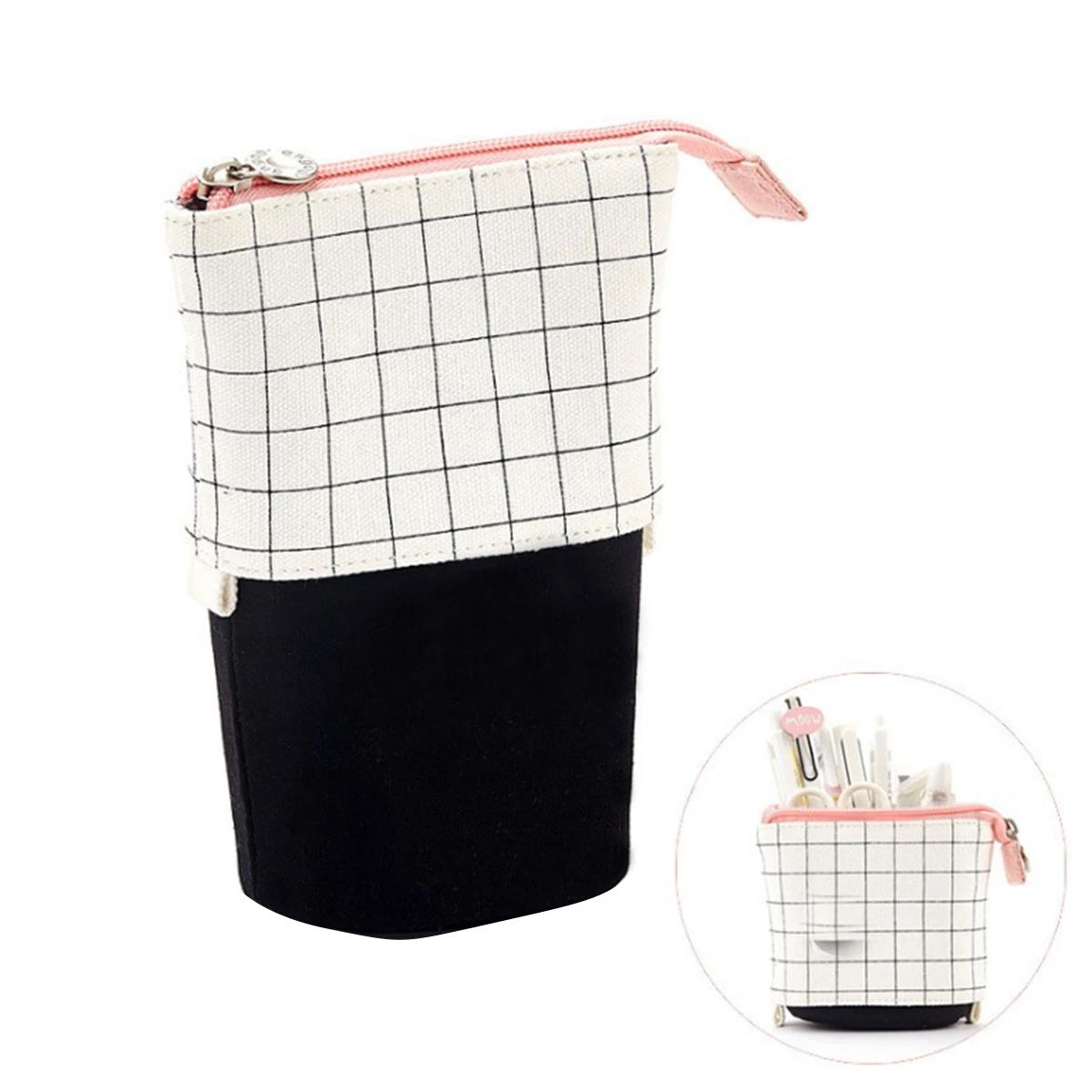 Телескопический милый чехол для карандашей с мультяшными животными детский