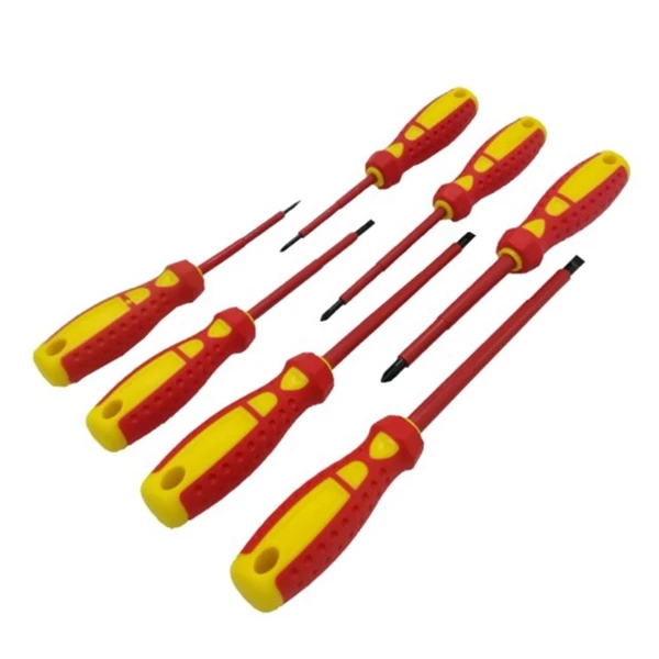 

7 PCS Insulated Screwdriver Set CR-V High Voltage 1000V netic Phillips Slotted Screwdriver Durable Hand Tools
