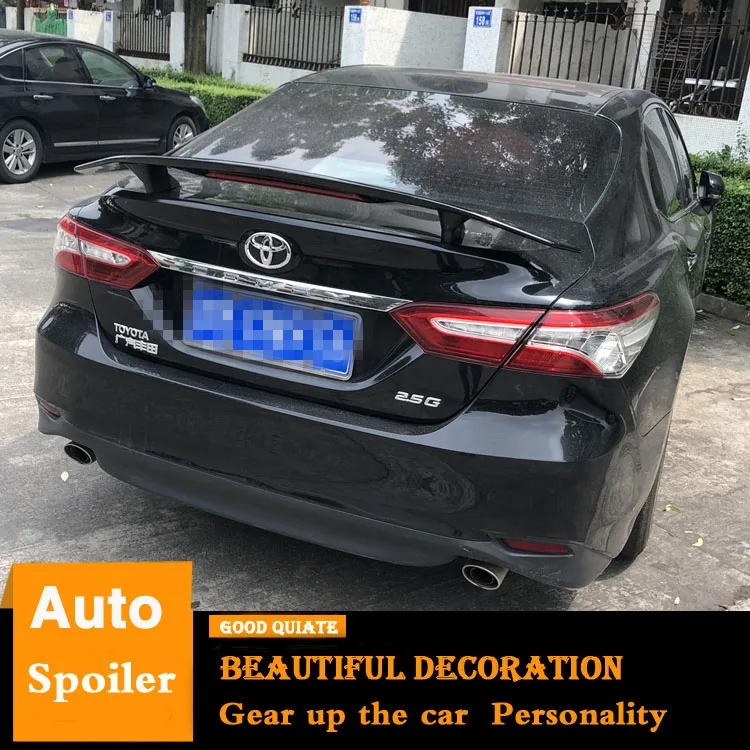 Для Toyota Camry 2016/2017/2018/2020 спойлер с светодиодный светильник ABS Материал заднее крыло