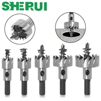 5 sizes hss drill bit high speed steel carbide tip hole saw tooth cutter metal drilling woodwork cutting carpentry crowns