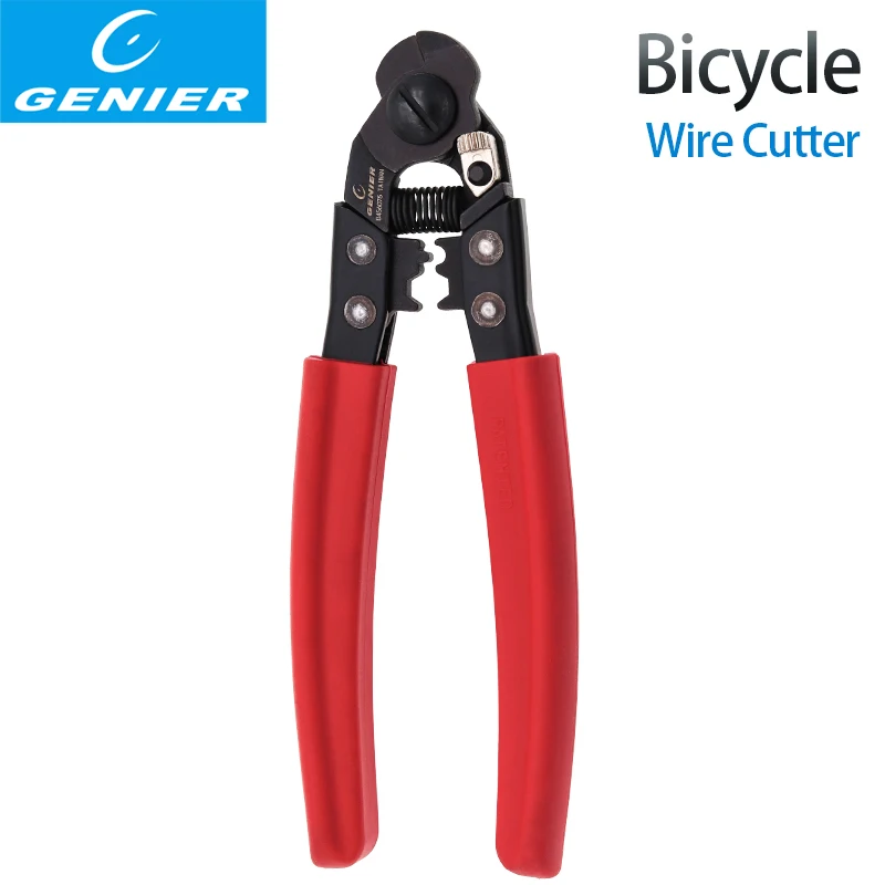 

GENIER B456075 Bicycle Cable Wire Cutter Cr-Mo Bike Inner Outer Brake Gear Shifter Wire Cutting Plier Clamp Repair Tool