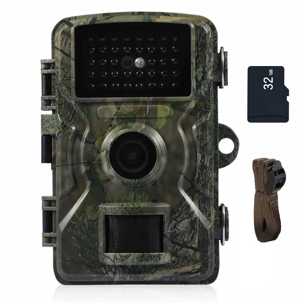 

DL001 Hunting Trail Camera 16MP 1080P Infrared Night Vision IP66 Wildlife Surveillance Cam Outdoor Motion Activated Photo Trap