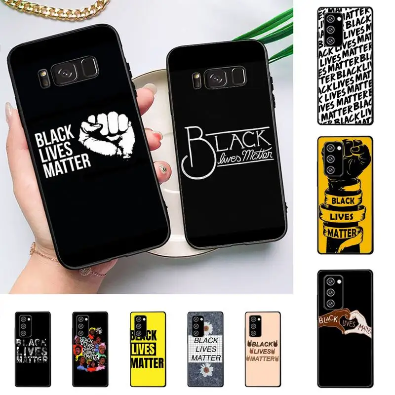 

BLM Black Lives Matter Luxury Unique Phone Case For Samsung Galaxy Note10Pro Note20ultra note20 note10lite M30S