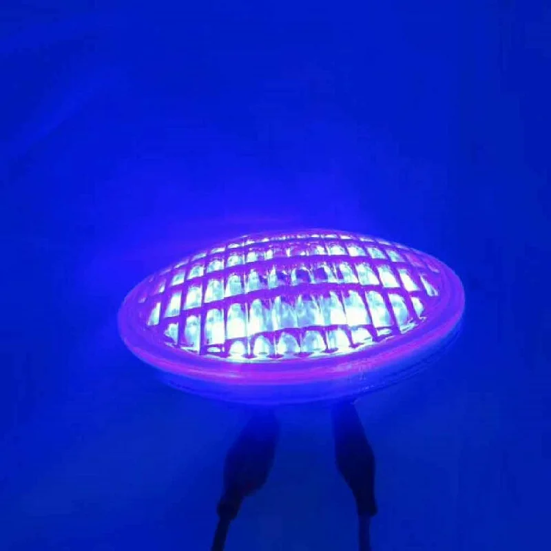 Blue Светодиодный PAR36 лампы 9W 900lm(60 Вт галогенная) Водонепроницаемый IP68 потолочные светильник лампочка par36 светодиодный лампы для пейзаж хорошо светильник, внедорожные транспортные средства - Испускаемый цвет: Blue