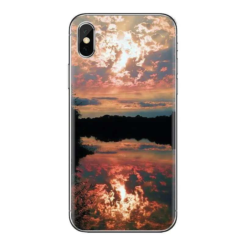 Silicone Skin Cover Reflections Photography apply film For Samsung Galaxy S3 S4 S5 Mini S6 S7 Edge S8 S9 S10 Plus Note 3 4 5 8 9 |