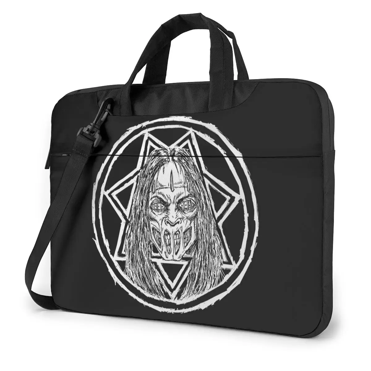 

The Demon Sakh Goth Laptop Bag Case Protective Vintage Computer Bag Bicycle Crossbody Laptop Pouch