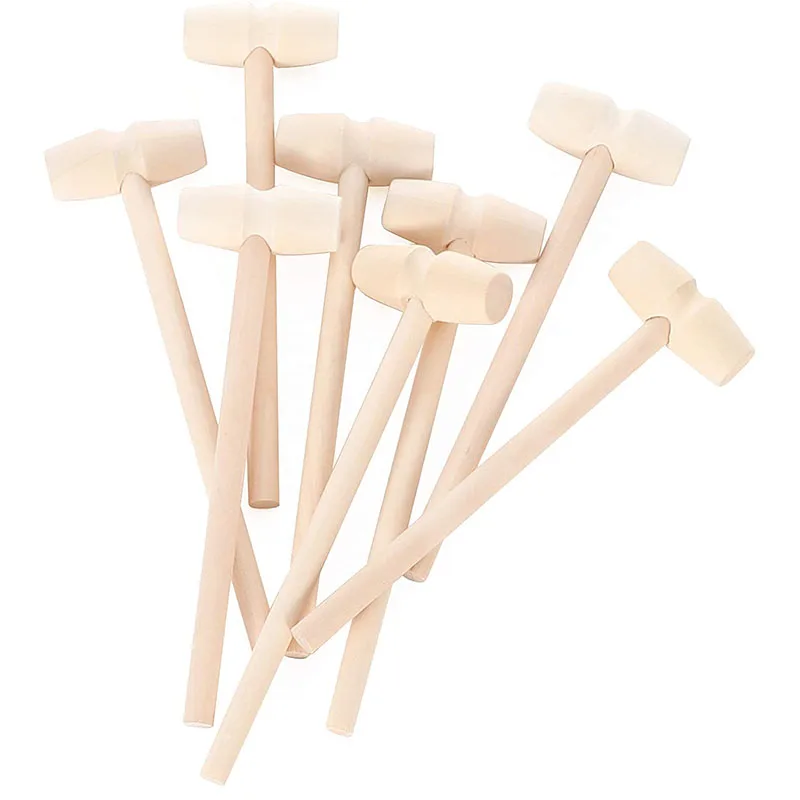 2 шт., Деревянный Мини-молоток для изготовления украшений