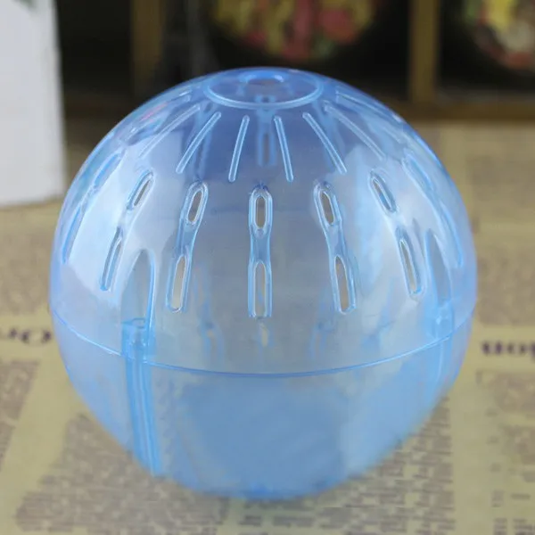 

1Pc Hamster Toys Grounder Rodent Mice Jogging Hamster Gerbil Rat Play Plastic Exercise Running Ball Toy Small Pet Products