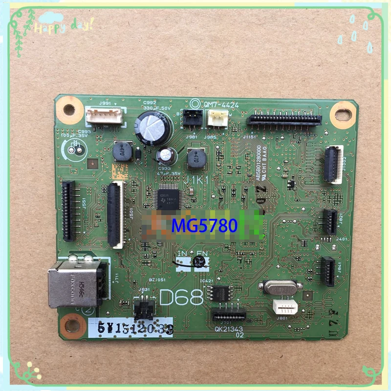 

Original printer mainboard interface board QM7-4424 for Canon MG5780 MG6880 formatter logic board printer parts