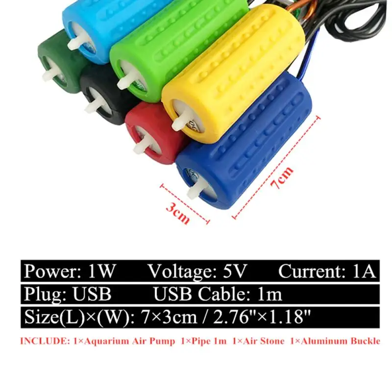 Новый Портативный Миниатюрный аквариум с USB аквариумом кислородным воздушным
