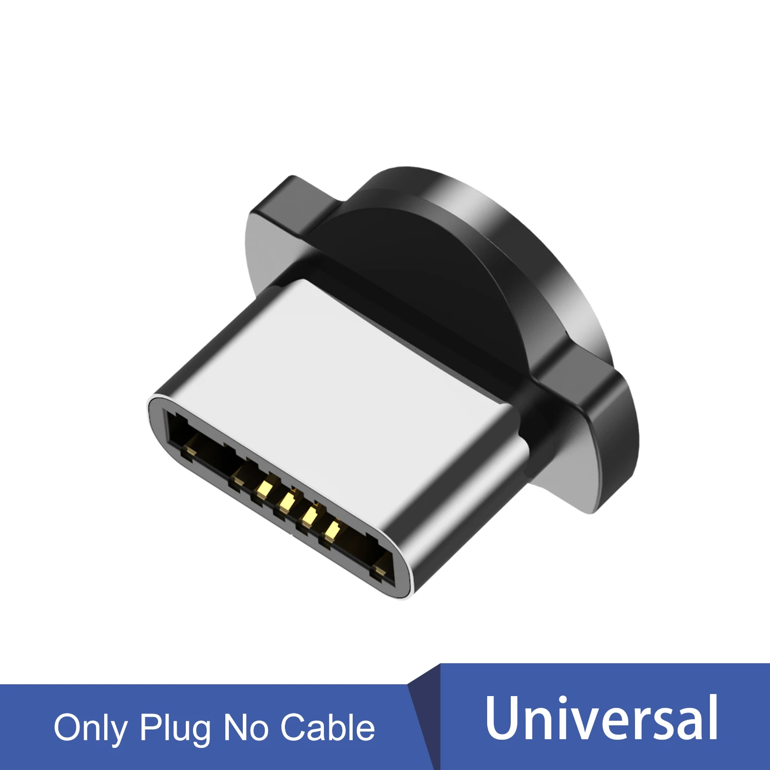 1 м светодиодный магнитный кабель и Micro USB кабель и usb type-C кабель Android нейлоновая оплетка type-C Магнитный зарядный кабель для iPhone 8 Xs Max - Тип штекера: Only Plug No wire