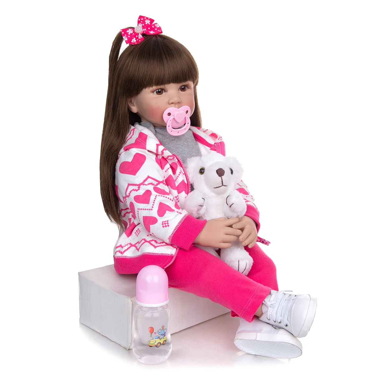 KEIUMI 60 см Новый дизайн куклы новорожденные младенцы тканевое тело Реалистичная