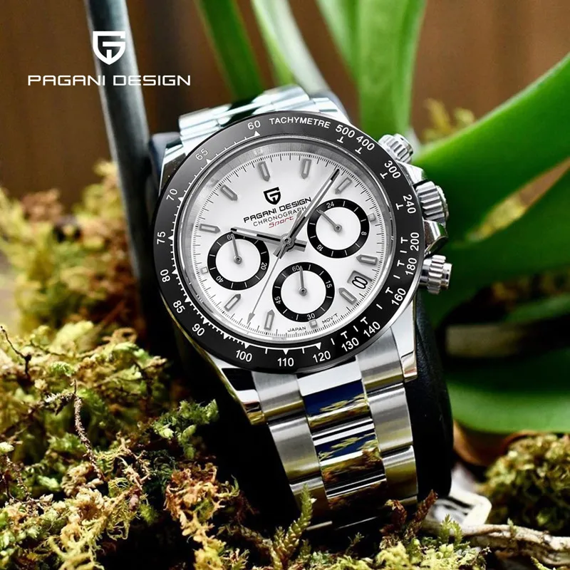 

PAGANI DESIGN Hot Fashion Men Quartz Watch Top Luxury Sports Watch Men Stainless Steel Waterproof Chronograph relogio masculino