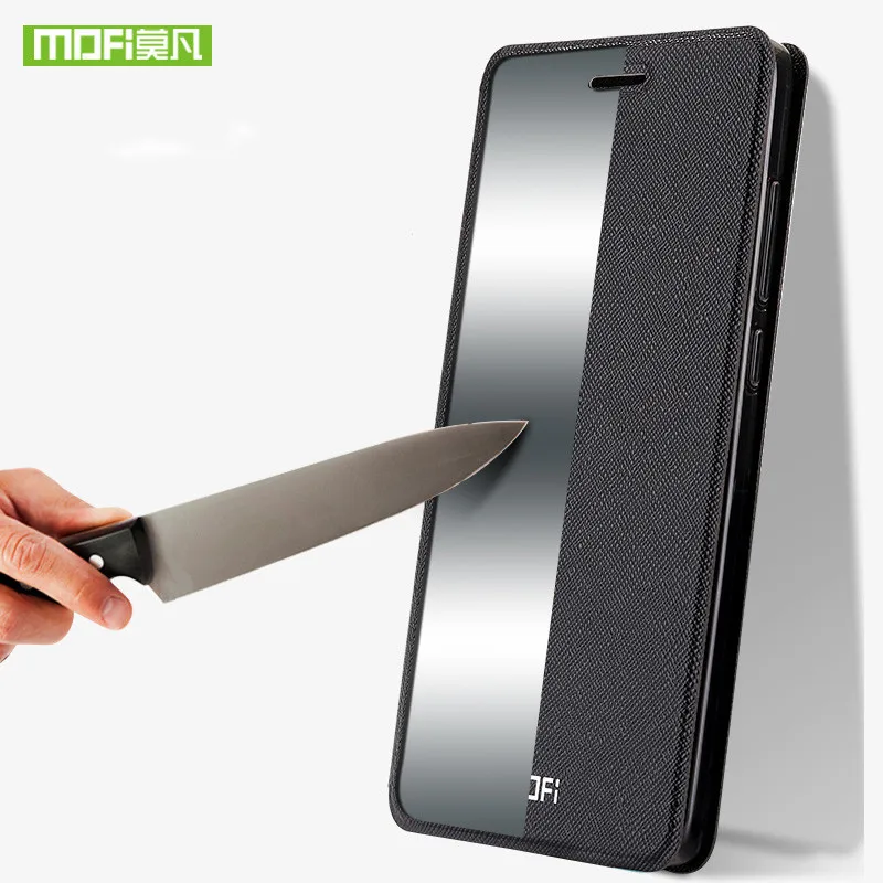 Оригинальный чехол Mofi для Xiaomi Redmi Note 5 Pro роскошный силиконовый кожаный флип-чехол
