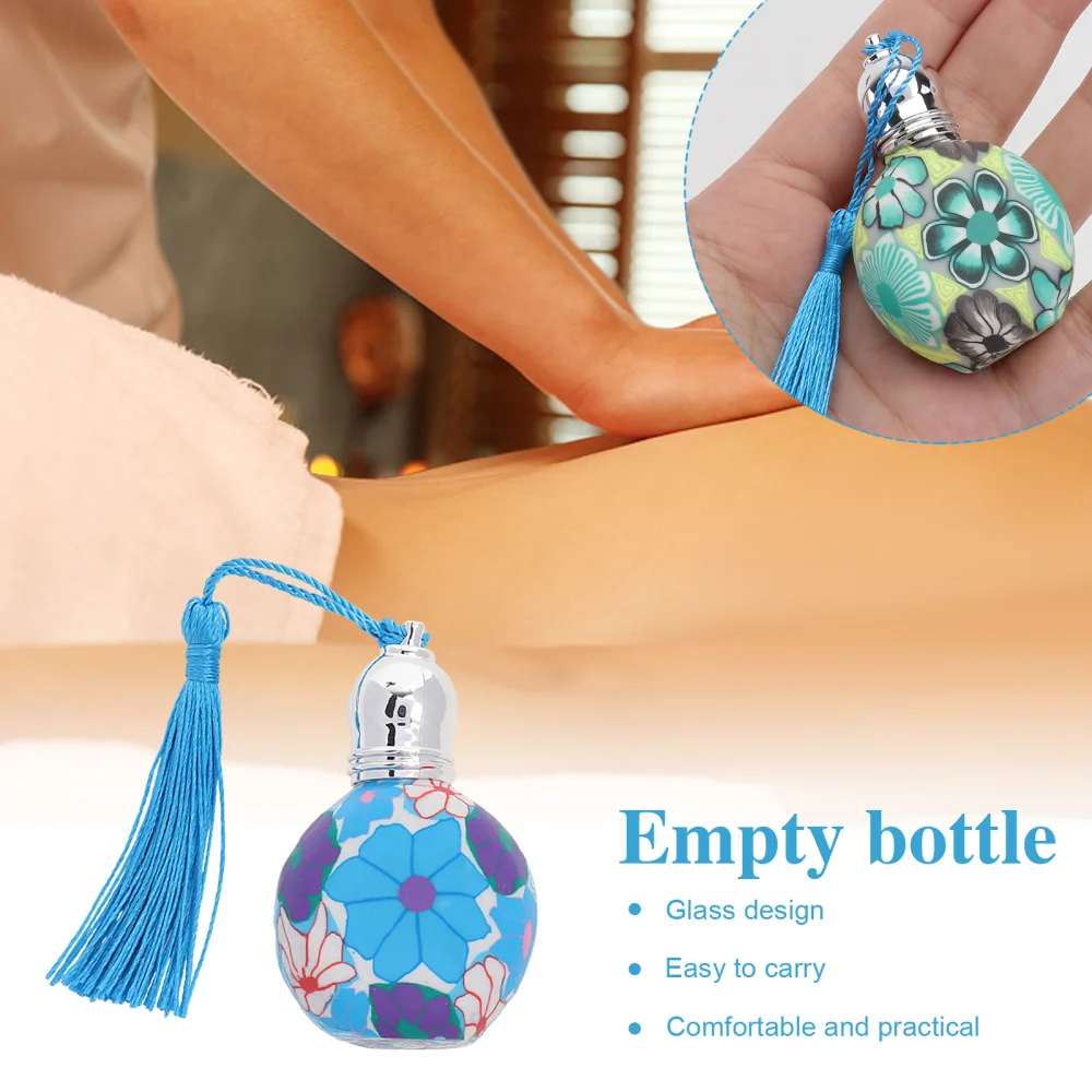

6pcs 10ml Essential Oil Roller Bottles Colorful Roll on Bottle Dispenser