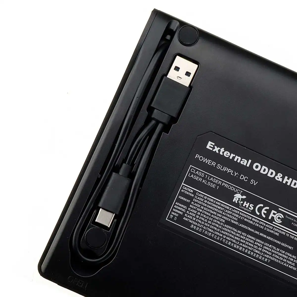 Тип C USB 3,0 внешний CD DVD привод Оптический привод для ноутбука Настольный Windows портативный тонкий DVD-RW проигрыватель
