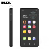 ruizu h8 android wifi mp3 player bluetooth 5 0 full touch screen 4 inch 16gb music video player with fm recording e book