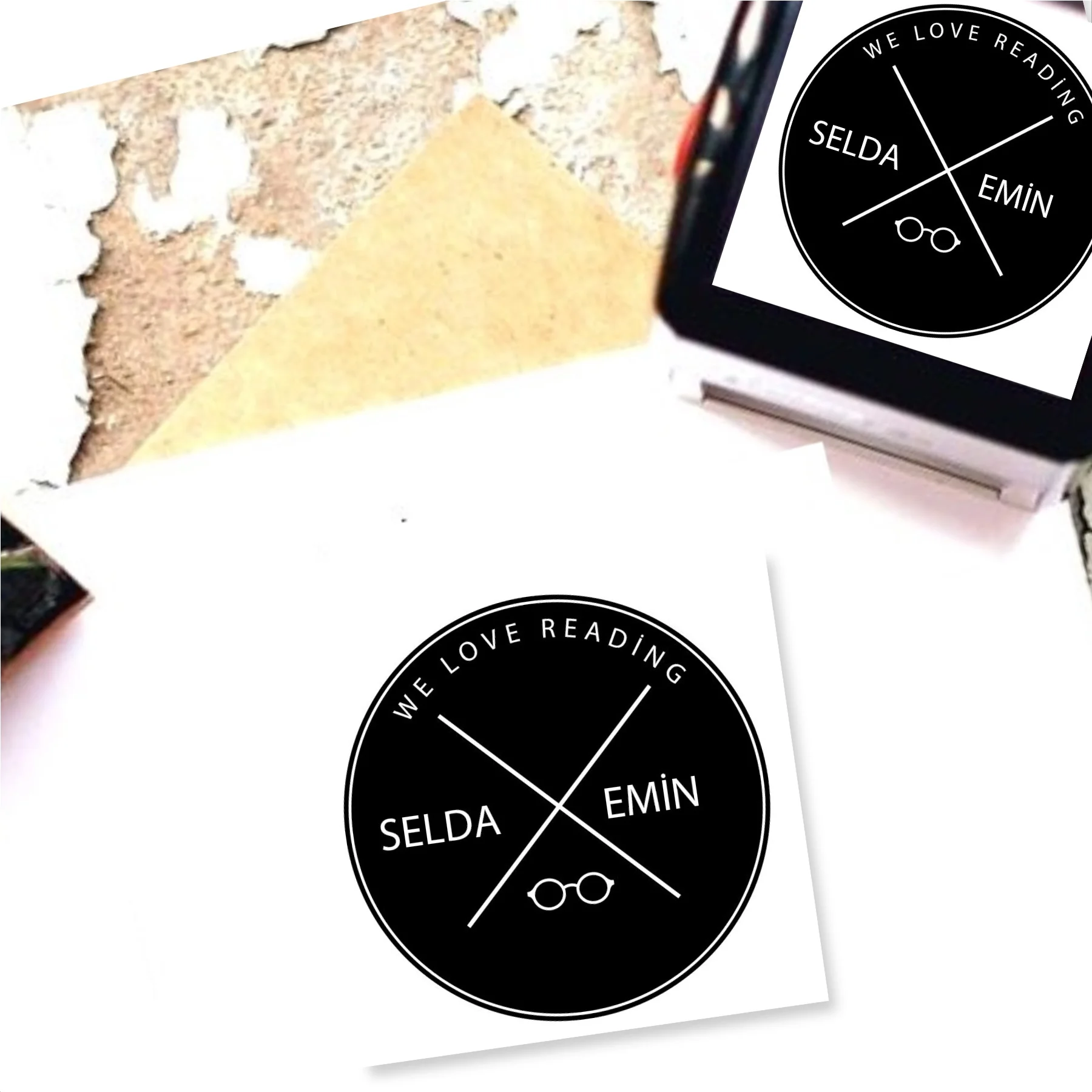 

Персонализированные именем Автоматическая штамп с изображением площади-880