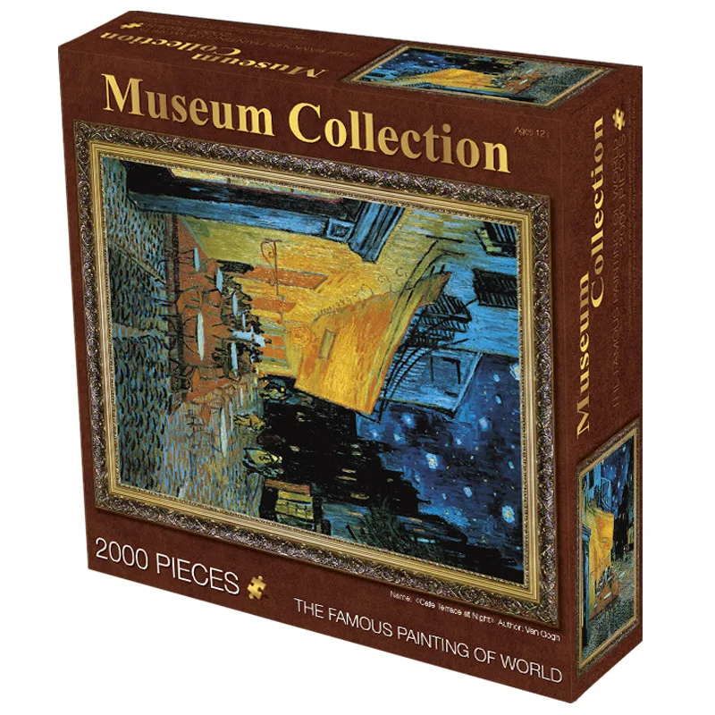 Головоломки 2000 шт. известная картина 70*100 см во всем мире мозайка для взрослых