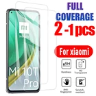 Защитное стекло, закаленное стекло для xiaomi mi 10t10T Pro10T Lite, 1-2 шт.