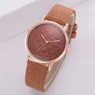 Часы наручные женские кварцевые с кожаным ремешком, модные повседневные