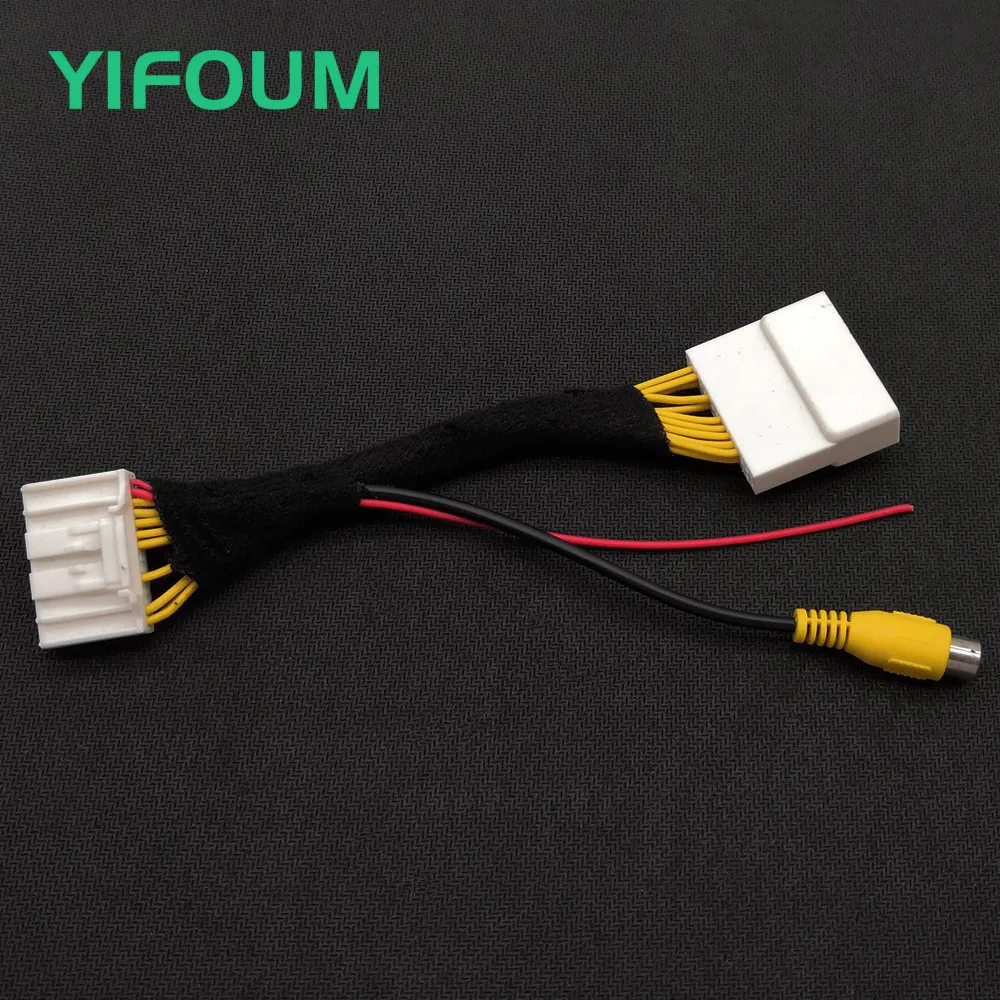 Оригинальный видеовход YIFOUM 28Pin переключатель переходник RCA для камеры заднего