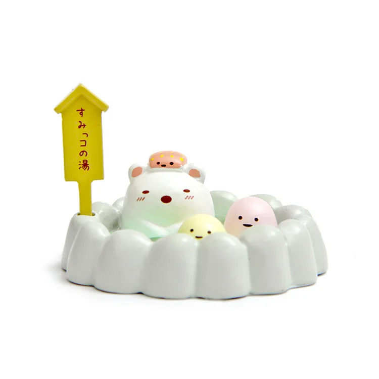 3 см мини уголок существо пребывание Милая Белая кошка домик для ванной Сделай