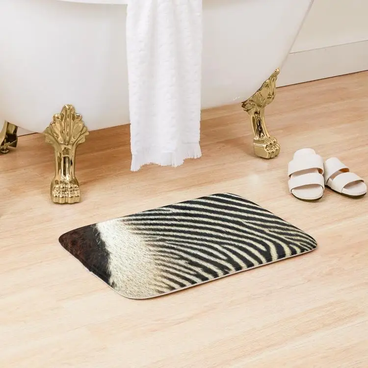 

Противоскользящий коврик для ванной с изображением зебры