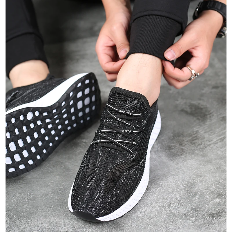 

KULADA Trend Sneakers Men's Shoes Portable Breathable Running Shoes Large Size Sneakers Comfortable Walking Jogging Casual Shoes