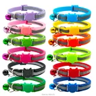Оптовая продажа 100 шт. Регулируемый отражающий для собак ошейники с колокольчиком с пряжкой, легкие в носке, щенка собаки ошейник для кота аксессуары для животных принадлежности
