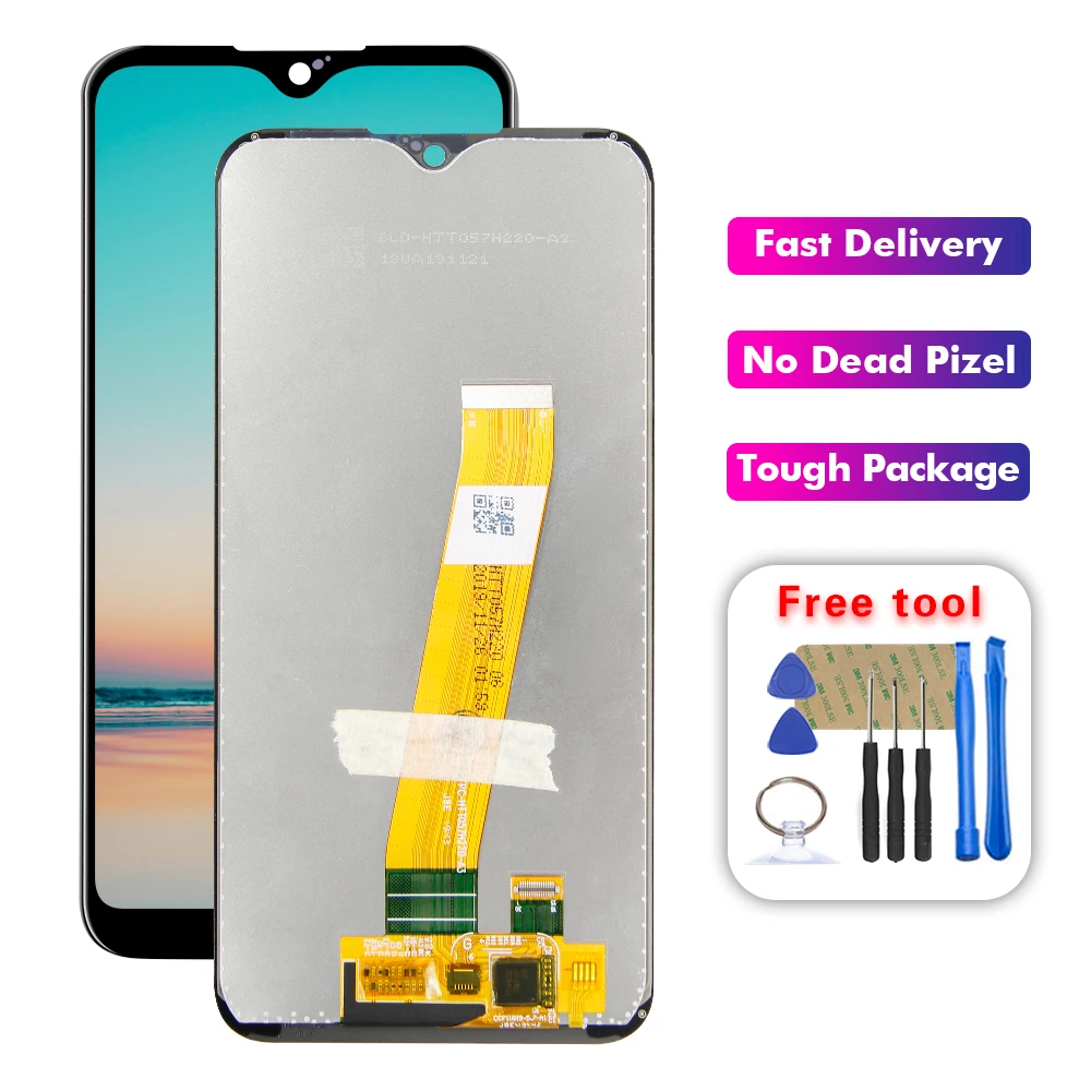 Для SAMSUNG Galaxy A01 A015 A015F A015G SM-A015F/DS A015m/ds модуль ЖК-дисплей и дигитайзер сенсорный