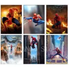 5D DIY алмазная живопись с героями комиксов Марвел, фильма Человек-паук, Супермен Алмазная мозаика ручной работы, ручная работа, Арт Набор для вышивания крестиком Декор для дома подарок