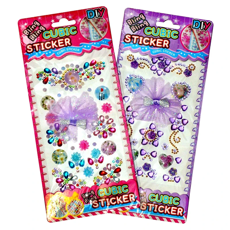 1 шт. детский макияж сценические наклейки ручной работы мультфильм Драгоценные