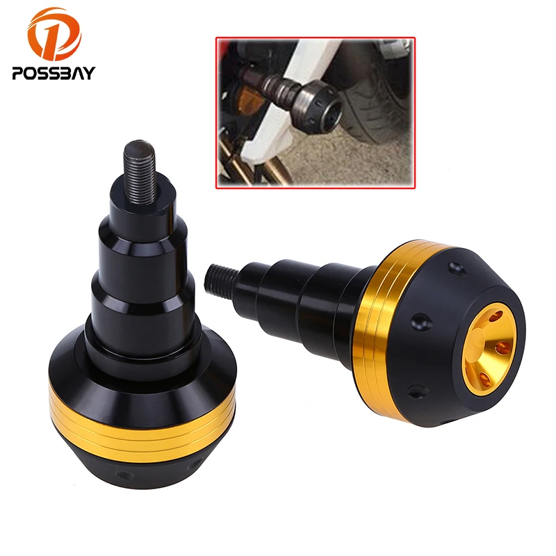 2 шт. Золотой слайдер рамы мотоцикла POSSBAY защита от ударов кроссовый велосипед для