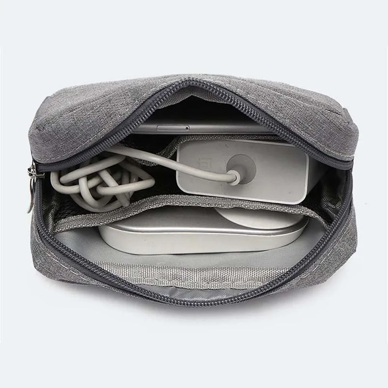 Travel Accessories Portable Bag Digital USB Cable Charger Earphone Pouch Storage Organizer Bag Case Small Items Packing Storage
