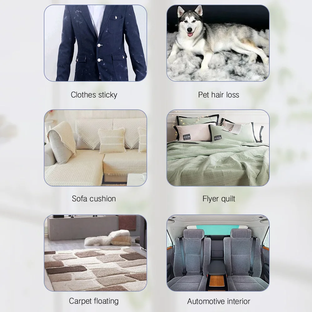 

Pet Grooming Comb Hair Remover Static Brush Clothes Brush Sofa Hairbrush Pet Cleaning Gadget Anti-Static Wool Lint Dust Remover