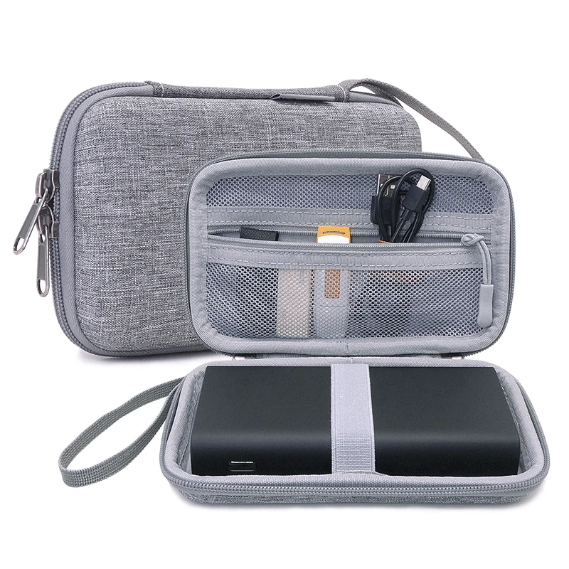 Сумка-органайзер для внешнего аккумулятора USB-кабеля наушников