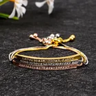 Регулируемый браслет для женщин, браслет-слайдер с рисунком под золото, женственность, мода 2021