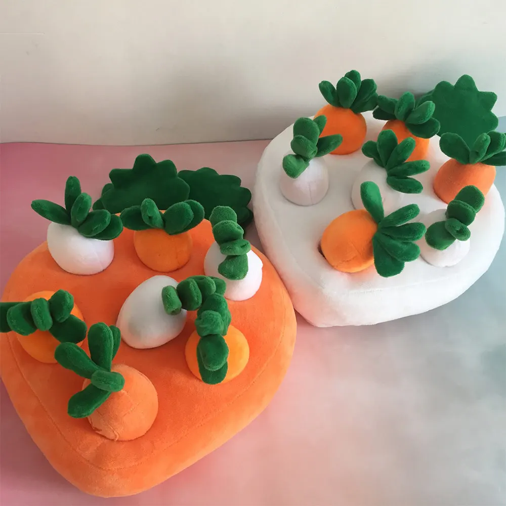

Educational Montessori Plush toy Carrot Garden Toy Pull Carrot Plush toy Parent-child Interaction Montessori Educational Plush