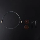 Набор сменных Игольный кабель для вязания, 10406080 см, комплект концевых заглушек для сделай сам, плетение, инструменты для рукоделия M6CE