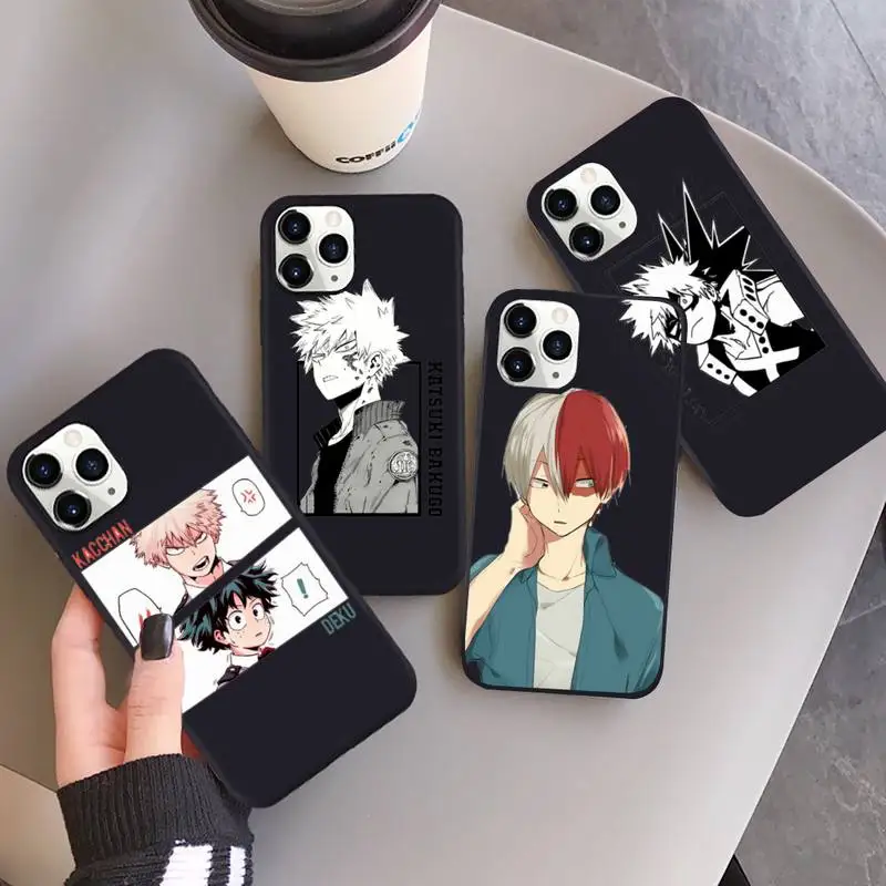 

My Hero Academia Phone Case for iPhone 13 12 11 mini pro XS MAX 8 7 6 6S Plus X SE 2020 XR