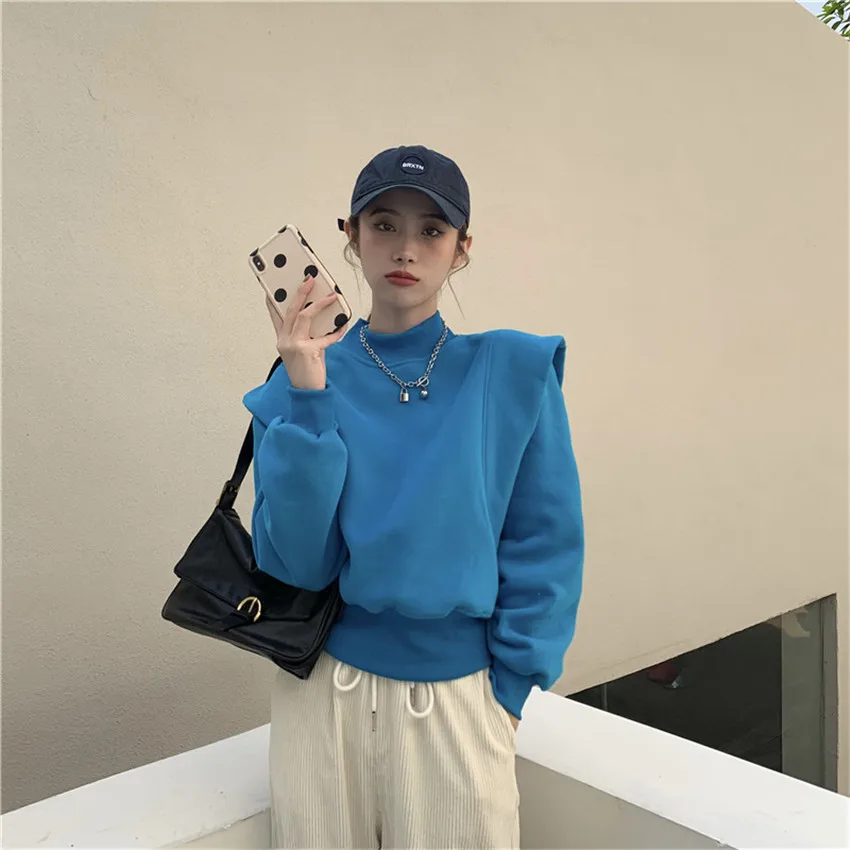

Women Designer Sweatshirts Long Sleeve Casual Sports Lady Oversized Hoodies 2022 Autumn Korean Fashion Hoodies Pullover