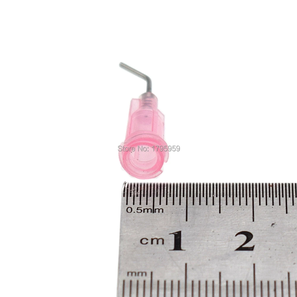 1000 шт. 20 г иглы конические изогнутые насадки для дозирования клея игла дозатор